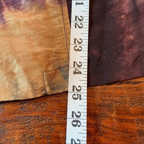 Piano Tie Dyed Silky Jacket Sz.M - Picture 5 of 11